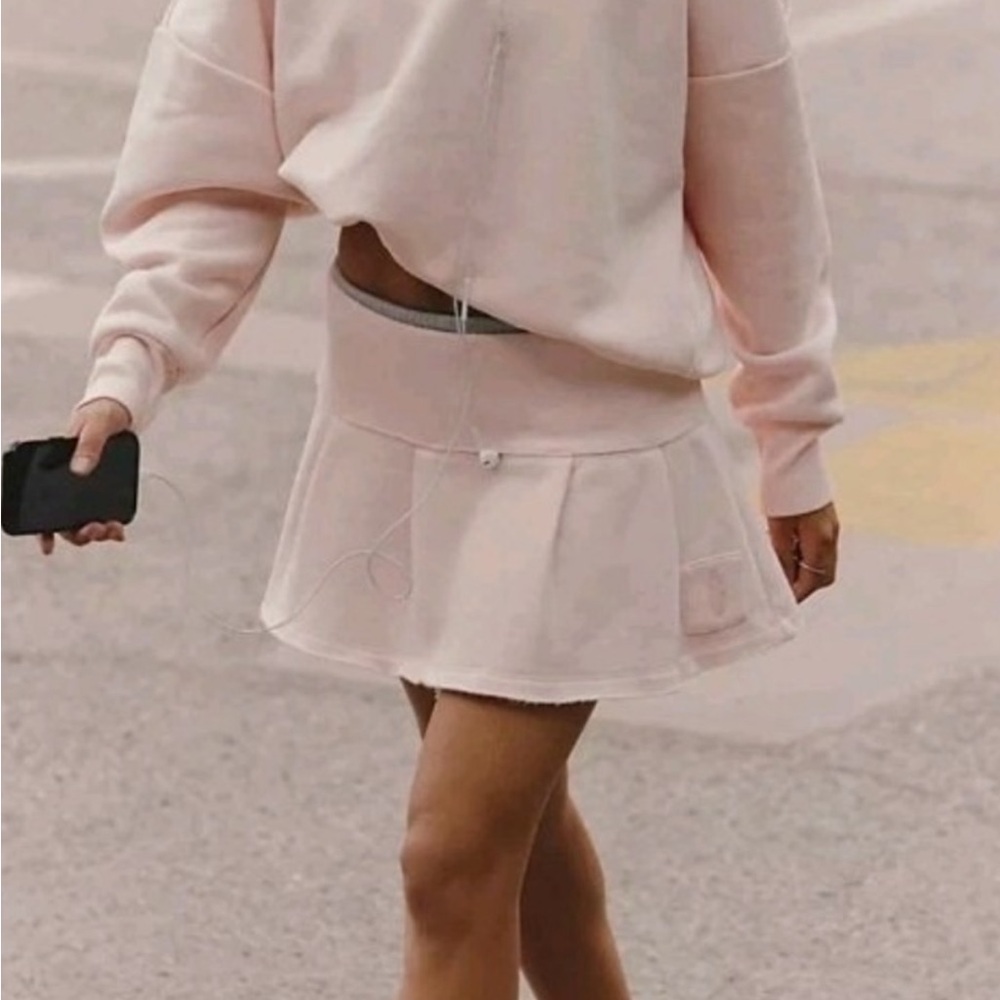 FP Movement Sprint To The Finish Hoodie Miniskirt Set Ballet Slipper Pink Sz Med - Picture 2 of 8